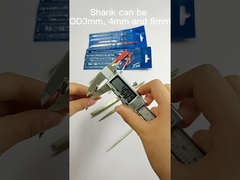 Langlebige, galvanisch beschichtete Diamantfeilen, Länge der Diamantbeschichtung 70 mm