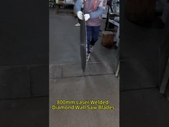 800 mm lasergefügte Diamantwandsägen für Stahlbeton