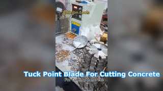 Premium 160 mm gesinterte Turboklinge für professionelles Betonschneiden