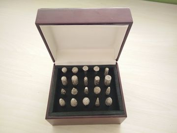 6mm Wellen-Vakuum bronzierter Diamant bearbeitet Diamant-Eingliederungspunkt-Korn 30/45