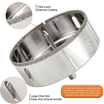 Glas der Fliesen-Höhlen-Schneider-80mm Diamond Core Drill Bits For