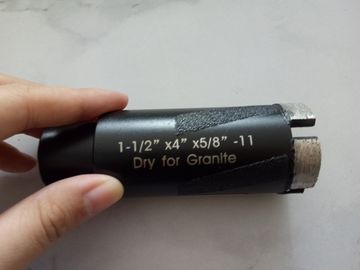 Diamant-Kernbohrer-Stückchen SGS-Ods 35mm trockene mit dem Bronzieren von Rod für Granit