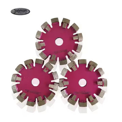 125 mm Fußboden Lasergeschweißter Diamant 17 mm dickes Segment Fußboden Rillenscheibe Tuck Point Sägeblatt