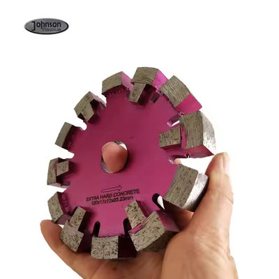 125 mm Fußboden Lasergeschweißter Diamant 17 mm dickes Segment Fußboden Rillenscheibe Tuck Point Sägeblatt