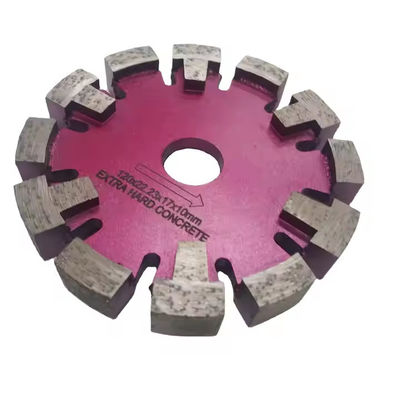 125 mm Fußboden Lasergeschweißter Diamant 17 mm dickes Segment Fußboden Rillenscheibe Tuck Point Sägeblatt