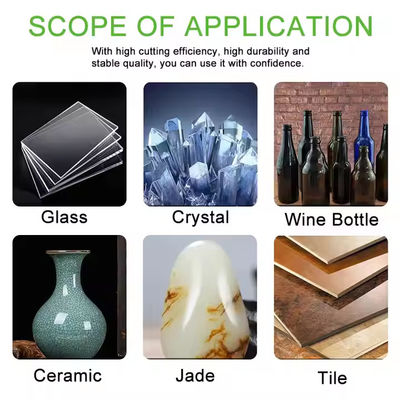 4 Zoll 100 mm Grüner Ultra-Dünner Jade Glas Schneider Dünner Diamant Marmor Säge Klinge Keramikfliesen Glas Schneidplatte Für Glas