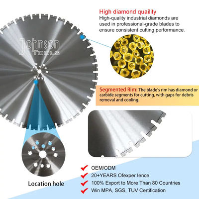 Großem Durchmesser 800mm Beton Schneider Diamant Wand Säge Klinge zum Schneiden Abriss Verstärkter Betonbau