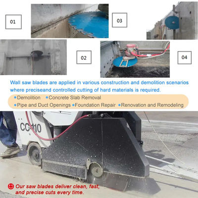 Großem Durchmesser 800mm Beton Schneider Diamant Wand Säge Klinge zum Schneiden Abriss Verstärkter Betonbau