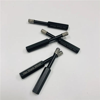 6mm sah Vakuum bronziertes Hexen-Schaft-Loch für Fliese mit Plastikärmel