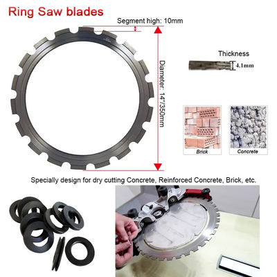 350mm Ring Sägeblatt für den Schnitt des Betons,14 Zoll Beton Sägeblatt