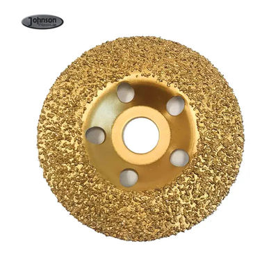 Schleifscheibe aus Wolframkarbid mit Goldpolsterung zum Rohgummi- und Stoffschleifen