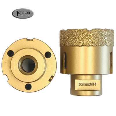 Bronzierte trockenes Porzellan-Vakuum M14 68mm Diamond Core Drill Bits