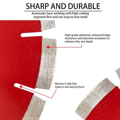 Hohe Präzisions-Diamant-Beton Sägeblätter für den Beton, der 180mm fugt