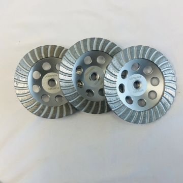 4" 22.23mm Innner konkrete Schleifscheibe Loch-Turbos für Granit-Marmor