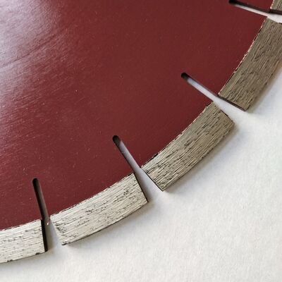 350mm Laser geschweißtes Blatt mit stillem Kern für harte Ziegelsteine des gebrannten Tones