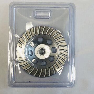 Leichte Beton-Schleifscheibe 100-180mm Turbo mit Aluminiumkern