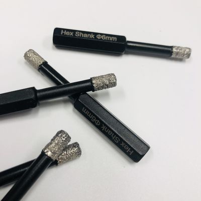 Fliesenlochsäge 6 mm Hex-Sachs Diamant-Kernbohrstücke für Porzellan
