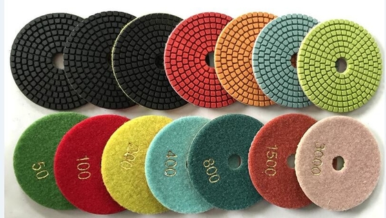 4 Schritt-nasser Diamond Polishing Pads For Granite-Marmor-Sandstein-Kalkstein des Zoll-7