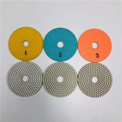 3 Schritt-nasser Marmor-Diamond Polishing Pad For Granite-Kalkstein