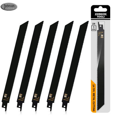 5 Packung 9 Zoll 14TPI Sawzall-Klingen Gusseisen Bi-Metall-Sabel-Sägen Schwermetall-Schneiden Wechselsägen