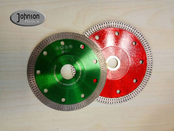 Maschen-Turbo-Kanten-Niet beide verstärkte 115mm Diamant-Blatt, Diamant-Marmorausschnitt-Blatt