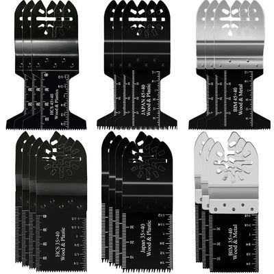 Bi-Metalloszillierendes multi Werkzeug Sägeblätter für Guckkastenbühne des Metallholz-20pcs