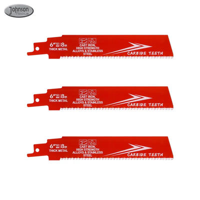 6-Zoll-Bi-Metall-OEM-Widerlauf-Sägeblatt Industrie für Metall Gusseisenlegierung Stahl Sawzall-Blade Carbide