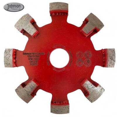 Leichtes Diamant-Biesen-Punkt-Blatt, 120mm Biesen-Punkt Sägeblatt mit den Schutz-Zähnen für Unterflurhitzesystem