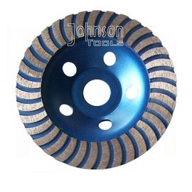 Diamant-Schleifscheibe des Turbo-Schalen-5 Zoll-125mm für Stein mit Faden M14