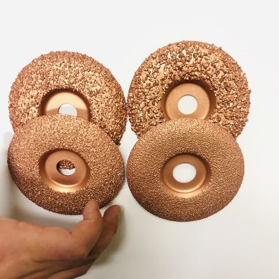 4 Zoll-Vakuum bronzierte Hartmetall-Schleifscheibe