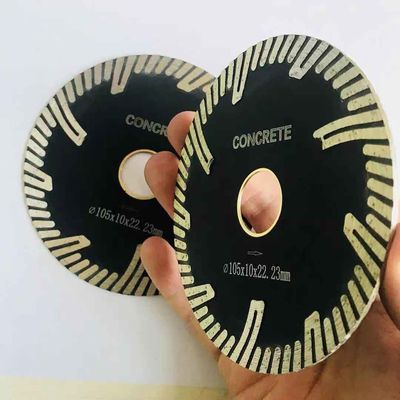 heiße Presse 30CrMo 105mm Turbo Diamond Saw Blades gesintert für Beton