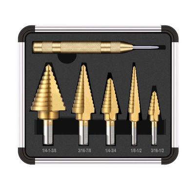 6PCS HSS4241 Titan des Hexen-Schaft-22mm beschichtete Diamond Core Drill Bits