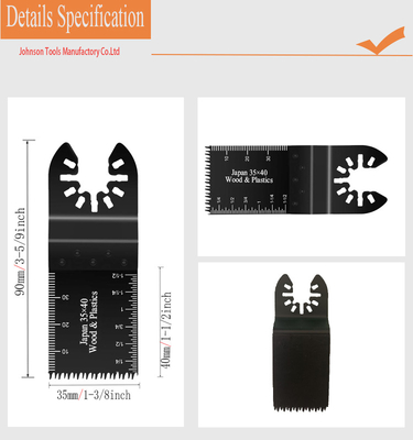 Zähne TUV 35x40mm Japan geben schnell oszillierende multi Werkzeug-Sägeblätter frei