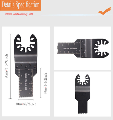 20*40mm HCS multi Zweck-Sägeblatt-schnelle Freigabe-Verbindung