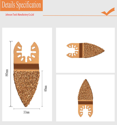 33*40mm Wolframstahl segmentierte Diamond Blade Customised Color
