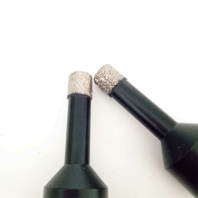 10mm Vakuum M14 bronzierte den Kernbohrer, der für Fliese mit Plastikärmel gebissen wurde